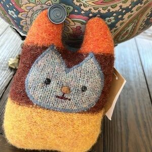 NWT Catherine Wang handmade chum made from felted wool sweaters